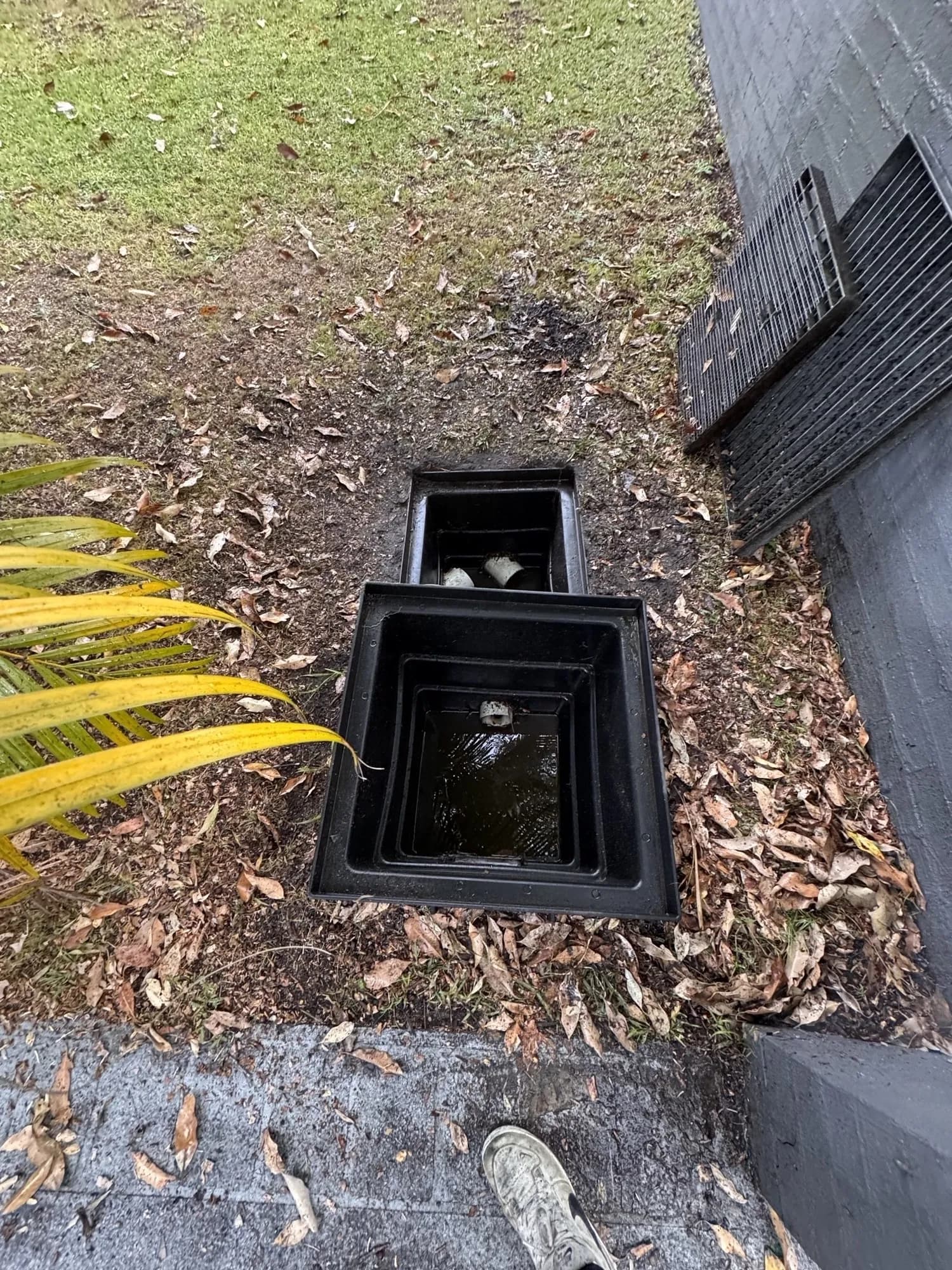 Cleared stormwater pits after the job